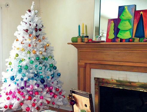 colorful christmas tree 3