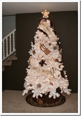 white christmas tree 7