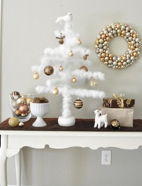 white christmas tree 8